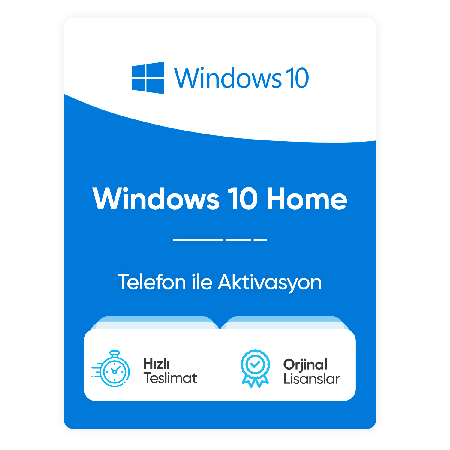 Windows 10 Home Retail – Telefon Aktivasyon